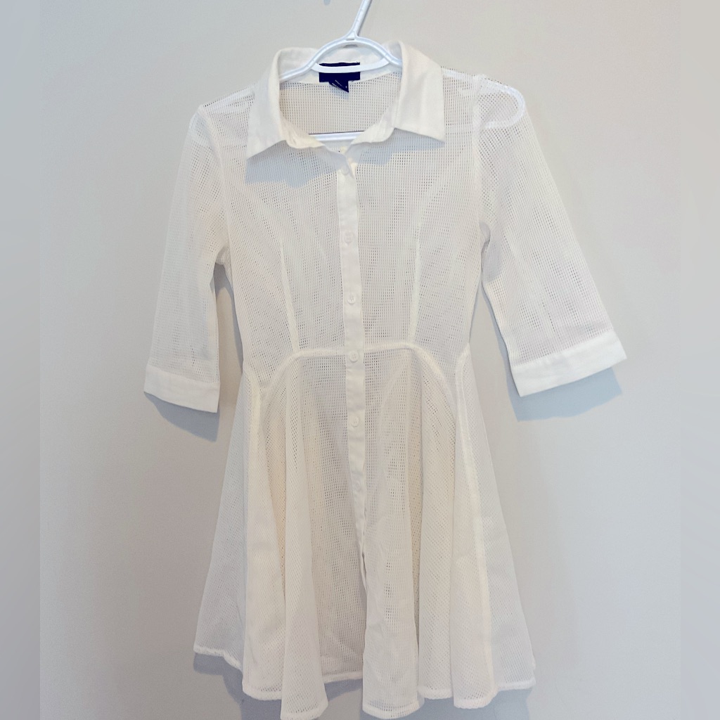 Off White Swimsuit Coverup